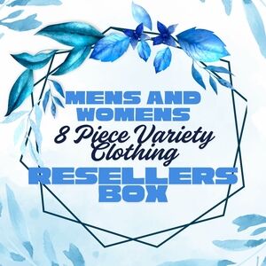 8 PIECE MENS & WOMENS RESELLERS BOX VARIETY